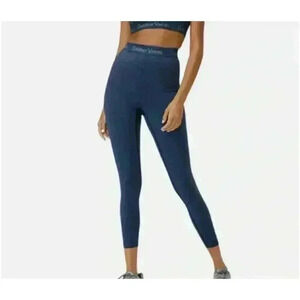 Outdoor Voices Womens Blue Smooth Hi-Rise Leggings, Medium